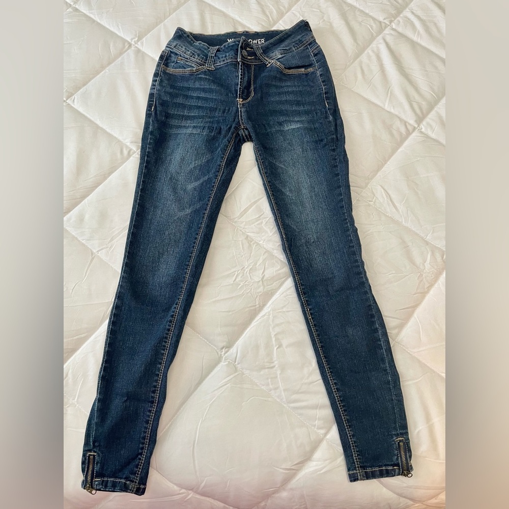 Wallflower Jeans with Ankle Zippers
